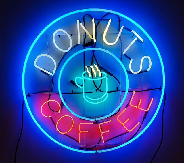 Donuts coffee