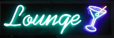 Lounge & cocktail sign